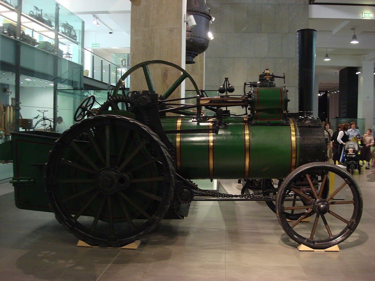An Aveling and Porter traction engine built in 1871